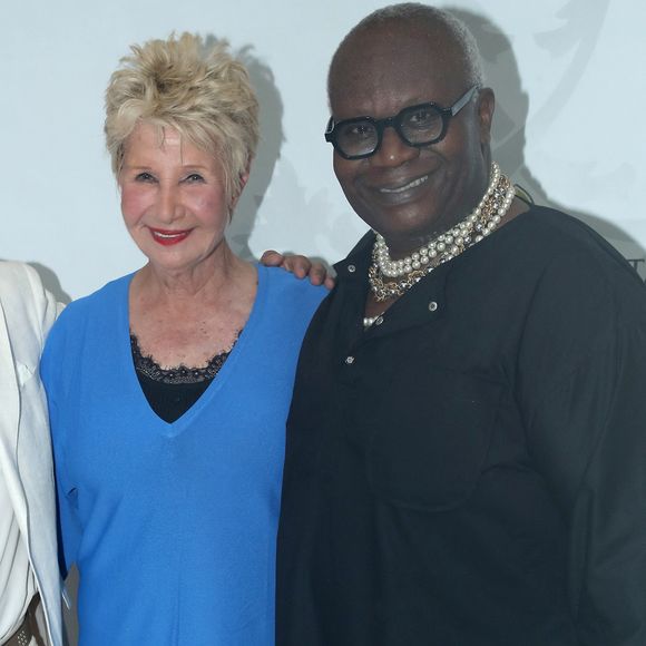 Danièle Gilbert et Magloire - Stéphane Rolland fête ses 60 ans dans le salon Opéra de l’Hôtel Intercontinental à Paris, France, le 08 Juillet 2026. © Bertrand Rindoff / Bestimage