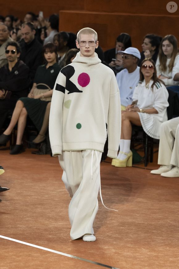 Défilé "Lacoste" Collection Prêt-à-Porter Automne/Hiver 2025-2026" lors de la Fashion Week de Paris (PFW) le 9 mars 2025.