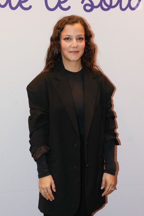 Camille Lellouche - Avant-première du clip "Je garde le sourire" réalisé pour l’Association Laurette Fugain dans le cadre de sa nouvelle campagne de sensibilisation au cinéma Mac Mahon à Paris le 15 octobre 2024. Ce clip met en scène les mots de C. Lellouche, interprétés par des enfants hospitalisés entourés d’une quinzaine de personnalités. © Christophe Clovis / Bestimage
