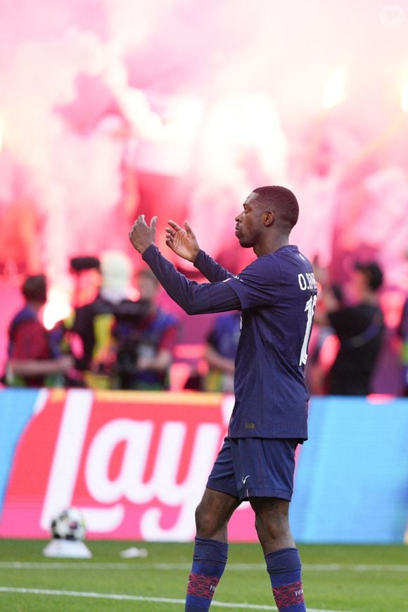 De nombreux proches des joueurs avaient fait le déplacement pour les soutenir.

BUDAPEST, HONGRIE - 30 MAI 2026 : Ousmane Dembele du Paris Saint-Germain F.C. marque sur le point de penalty et égalise lors du match de la finale de la Ligue des champions de l'UEFA 2026 entre le Paris Saint-Germain F.C. et Arsenal F.C. à la Puskas Arena le 30 mai 2026 à Budapest, en Hongrie. © SPP / PsnewZ / Bestimage