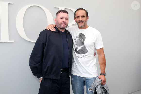 Kim Jones et Sébastien Jondeau posent Backstage à la suite du Défilé de Mode Dior Homme, Collection Printemps-Été 2024, le 23 Juin 2023.

© Olivier Borde / Bertrand Rindoff / Bestimage