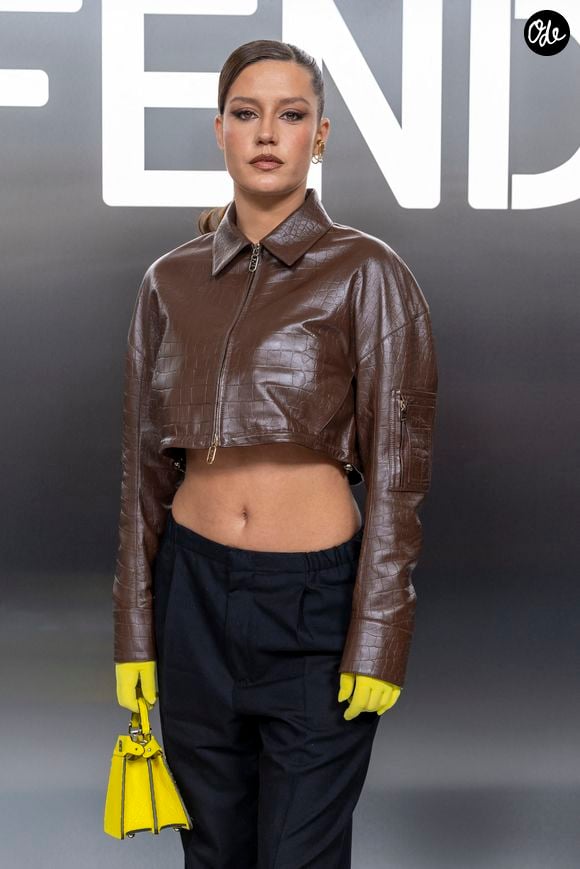 Adèle Exarchopoulos au photocall du défilé Fendi Haute Couture Printemps/Été 2024 dans le cadre de la Fashion Week de Paris (PFW), au palais Brongniart à Paris, France, le 25 janvier 2024. © Olivier Borde/Bestimage