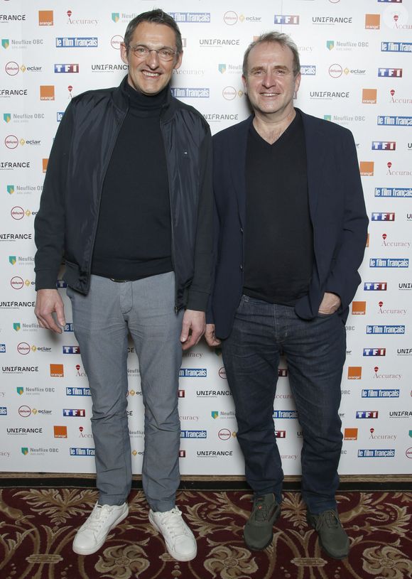 Les Bodin's, Vincent Dubois, Jean-Christian Fraiscinet, pour le film Les Bodin's en Thaïlande -  29ème cérémonie des Trophées du film français à l'hôtel Intercontinental à Paris le 1er février 2022. © Christophe Aubert via Bestimage
