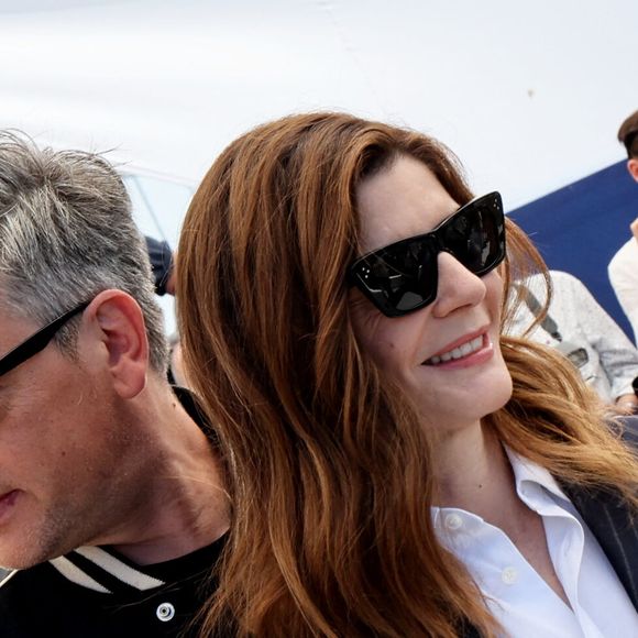 Benjamin Biolay et Chiara Mastroianni - Photocall du film "Marcello Mio" (Compétition) lors du 77ème Festival International du Film de Cannes (14 - 25 mai 2024), le 22 mai 2024. 
© Jacovides / Moreau / Bestimage