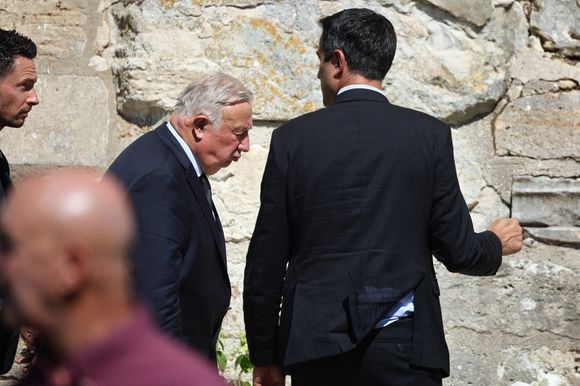 Gérard Larcher, président du Sénat français, lors de la cérémonie funéraire de l’ancien président du groupe parlementaire Les Républicains (LR) à l’Assemblée nationale, Olivier Marleix, à l’église Saint-Cyr-Sainte-Julitte à Anet, en France, le 11 juillet 2025. Le député français Olivier Marleix est décédé le 7 juillet 2025 à l’âge de 54 ans.

Photo de Raphael Lafargue/ABACAPRESS.COM.