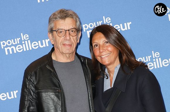 Michel Cymes et sa femme Nathalie - Première du film "Pour le Meilleur" au Grand Rex à Paris le 20 avril 2026. © Coadic Guirec/Bestimage