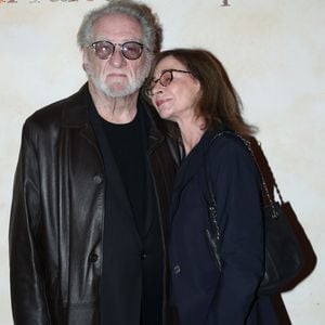 Eddy Mitchell et sa femme Muriel Bailleul - « Voir venir Venir voir », Célébration des 40 ans de la Fondation Cartier pour l'art contemporain avec la « Traversée du chantier de la nouvelle Fondation Cartier »,  place du Palais Royal, dont l'ouverture se fera en décembre 2025. Paris, France, le 18 octobre 2024. © Bertrand Rindoff/Bestimage