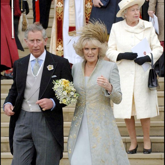 Mais pas de fête au programme de ceux qui se sont dit oui le 9 avril 2005 

Mariage de Charles et Camilla en avril 2005 GOFF INF / BESTIMAGE