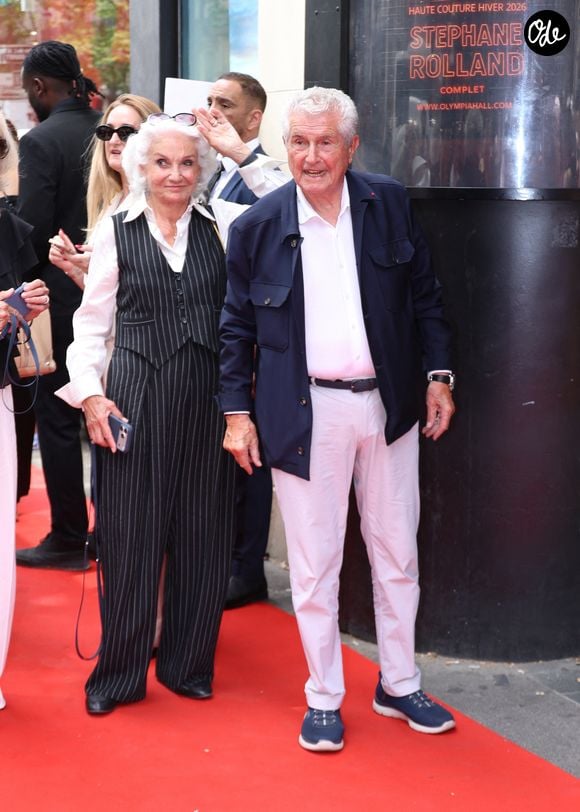 Claude Lelouch et sa soeur Martine au défilé Stéphane Rolland à l'Olympia, Collection Haute Couture Automne/Hiver 2026-2027 lors de la Fashion Week de Paris, le 7 juillet 2026. 

© Denis Guignebourg / Bestimage