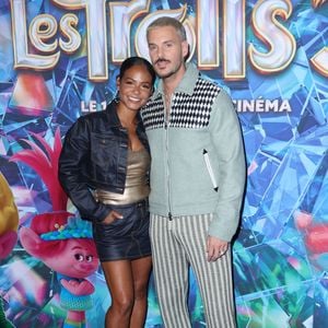 Christina Milian et M. Pokora assistent à la première de Les Trolls 3 au Gaumont Marignan à Paris, France, le 11 octobre 2023. Photo par Jerome Domine/ABACAPRESS.COM