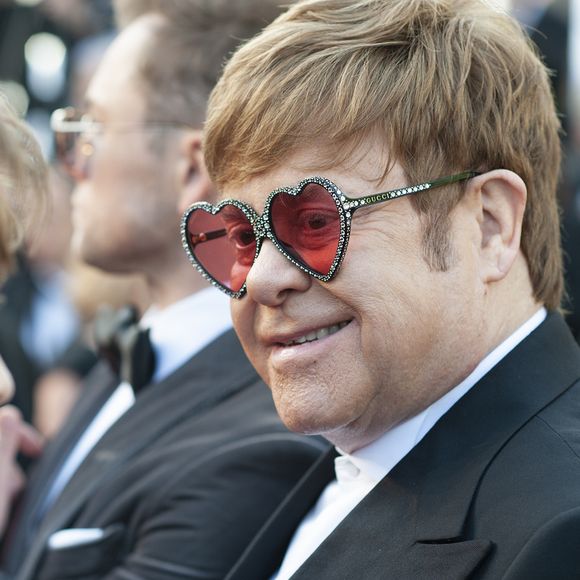 Elton John à la première du film "Rocketman" lors du 72ème Festival International du Film de Cannes, France, le 16 mai 2019. 

Agence / Bestimage