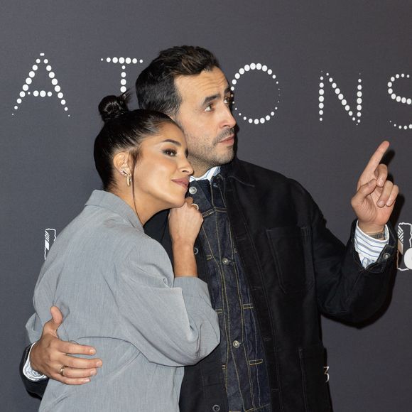 Leïla Bekhti et Jonathan Cohen - Photocall de la soirée des révélations des Cesar 2023 au Trianon à Paris le 16 janvier 2023. © Olivier Borde/Bestimage