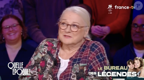 Josiane Balasko sur le plateau de "Quelle Époque" le 17 janvier 2026, sur France 2
