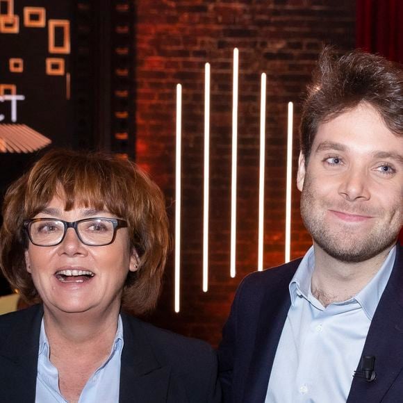 Exclusif - Nathalie Saint-Cricq et son fils Benjamin Duhamel - Enregistrement de l'émission "On Est En Direct (OEED)", présentée par L.Ruquier et L.Salamé, et diffusée en direct le 2 avril sur France 2
© Jack Tribeca / Bestimage