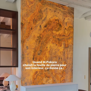 La nuit, rétroéclairée, elle diffuse une lumière chaude et spectaculaire.

Capture Stoneleaf - Instagram