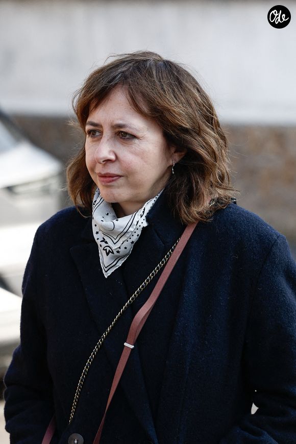 Valérie Bonneton aux funérailles de Bruno Salomone à l'église Sainte-Anne de Polangis à Joinville-le-Pont (Val-de-Marne) le 23 mars 2026. © Cyril Moreau  Dominique Jacovides / Bestimage