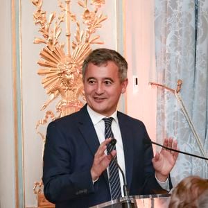Gérald Darmanin, ministre de la Justice - Dîner de La Revue des Deux Mondes au Cercle Interalliée avec en invité d’honneur Gerald Darmanin, Paris, France, le 3 novembre 2025. Les salons du Cercle Interallié ont fait salle comble ce soir-là, réunissant de nombreuses personnalités du monde de la politique, des affaires, du droit, de la culture ou encore de la diplomatie, venues écouter le garde des Sceaux. 
© Jack Tribeca / Bestimage
