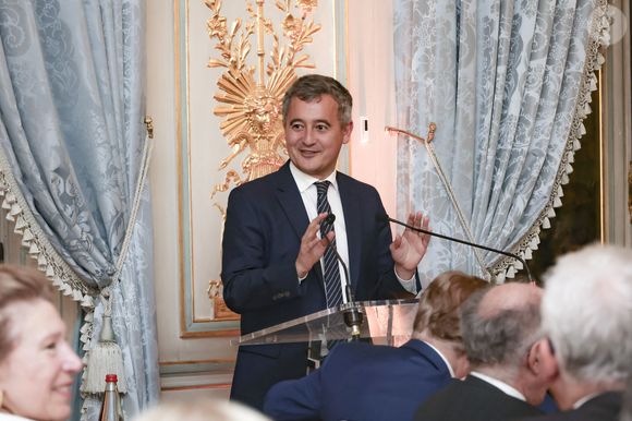 Gérald Darmanin, ministre de la Justice - Dîner de La Revue des Deux Mondes au Cercle Interalliée avec en invité d’honneur Gerald Darmanin, Paris, France, le 3 novembre 2025. Les salons du Cercle Interallié ont fait salle comble ce soir-là, réunissant de nombreuses personnalités du monde de la politique, des affaires, du droit, de la culture ou encore de la diplomatie, venues écouter le garde des Sceaux. 
© Jack Tribeca / Bestimage