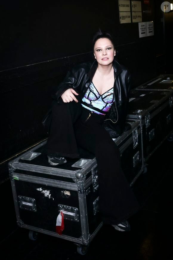 Exclusif - Anne Sila en backstage du concert solidaire pour les enfants de la guerre "Ensemble à l'Olympia" à Paris présenté par EliseCare le 10 février 2025. © Jack Tribeca / Pierre Perusseau / Bestimage