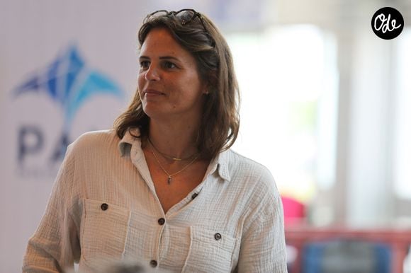 Laure Manaudou assiste aux championnats de France Élites en grand bassin de natation à Rennes, France, le 15 juin 2023. © Mickael Chavet/Zuma Press/Bestimage
