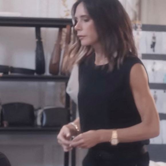 Une bande-annonce pour une série documentaire sur l'ancienne Spice Girl devenue créatrice de mode Victoria Beckham a été diffusée sur Netflix @JLPPA / Bestimage