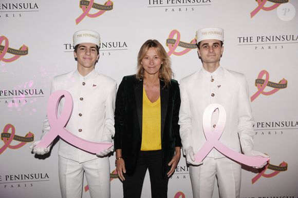 Sarah Poniatowski - Hotel Peninsula poursuit son engagement dans la lutte contre le cancer du sein à l'occasion de la campagne annuelle mondiale Octobre Rose avec la soirée de gala au profit de l'association "Europa Donna France". Paris, le 29 septembre 2022
© Christophe Clovis-Rachid Bellak / Bestimage
