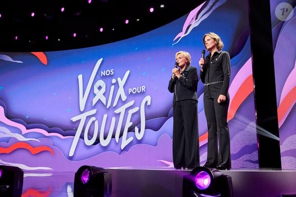 Muriel Robin et Anne Le Nen sont aux commandes d'une émission spéciale

Exclusif - Muriel Robin, Anne Le Nen - Enregistrement du concert "Nos voix pour toutes", au profit de La fondation des femmes, à l'Adidas Arena à Paris, diffusée le 11 décembre sur TMC
© Cyril Moreau-Coadic Guirec / Bestimage