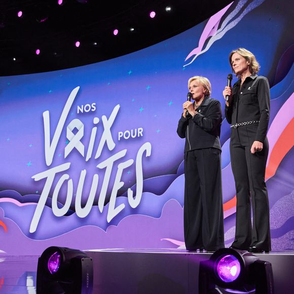 Muriel Robin et Anne Le Nen sont aux commandes d'une émission spéciale

Exclusif - Muriel Robin, Anne Le Nen - Enregistrement du concert "Nos voix pour toutes", au profit de La fondation des femmes, à l'Adidas Arena à Paris, diffusée le 11 décembre sur TMC
© Cyril Moreau-Coadic Guirec / Bestimage