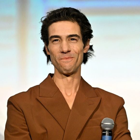 Tahar Rahim pour le film "Monsieur Aznavour" lors de la soirée de clôture de la 6ème édition du festival Cinéroman au cinéma Pathé Gare du Sud, à Nice, France, le 5 octobre 2024.
© Bebert-Jacovides/Bestimage
