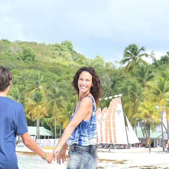 Linda Hardy avec son fils Andréa - Capture Instagram