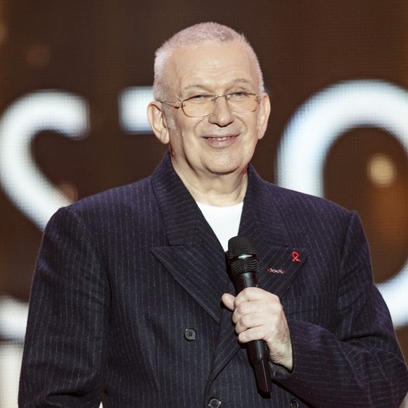 Exclusif - Jean-Paul Gaultier lors de l'enregistrement de la soirée "Les 30 ans du sidaction - la soirée événement" au Grand Rex à Paris diffusée le 23 mars 2024 sur France 2.
© Cyril Moreau / Coadic Guirec / Bestimage