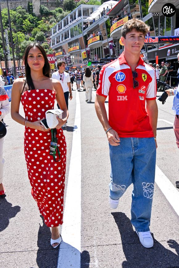 Alexandra Leclerc et Arthur Leclerc dans les paddocks du Formula 1 Louis Vuitton Grand Prix de Monaco 2026, à Monte Carlo, Monaco, le 6 juin 2026. © Bruno Bebert/Bestimage