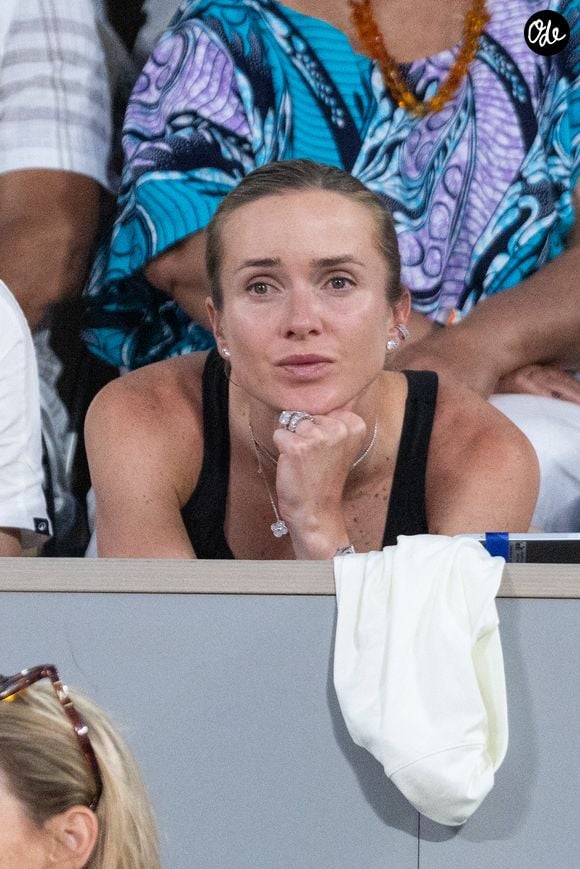 Elina Svitolina (femme de Gaël Monfils) dans les tribunes lors des Internationaux de France de Tennis de Roland Garros 2026. Paris, le 25 mai 2026 © Moreau / Jacovides / Bestimage