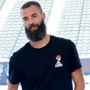 Benoit Paire, Conférence de presse de The Ultimate Tennis Showdown au Dignity Health Sports Park à Carson, CA, USA le 20 juillet 2023. Photo by Fati S/ABACAPRESS.COM