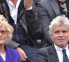 Il vit à Vauvert avec Catherine Ceylac, sa compagne depuis 1984.

Claude Sérillon et Catherine Ceylac regardent un match pendant les Internationaux de France de tennis à Roland-Garros à Paris, France, le 31 mai 2015. Photo Laurent Zabulon/ABACAPRESS.COM