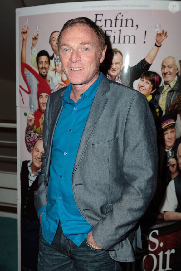 Christophe Hondelatte assistant à l'avant-première française du film Breves de comptoir tenue au Théâtre du Rond Point à Paris, France, le 8 septembre 2014. Photo by Audrey Poree/ABACAPRESS.COM