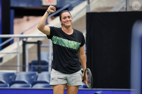 25 août 2023, New York, New York, États-Unis : Ons Jabeur (TUN) en action lors de l’US Open 2023 - Tennis Championships (Image : © Mathias Schulz/ZUMA Press Wire)