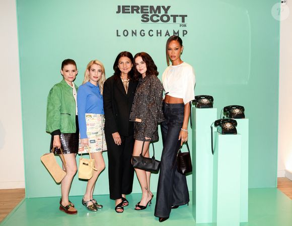 Longchamp célèbre une nouvelle édition limitée et 20 ans de collaboration avec le créateur Jeremy Scott au magasin phare de SoHo.

©Bestimage