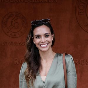 Marine Lorphelin au village lors des internationaux de France de tennis de Roland Garros à Paris, France, le 5 juin 2021. © Dominique Jacovides/Bestimage