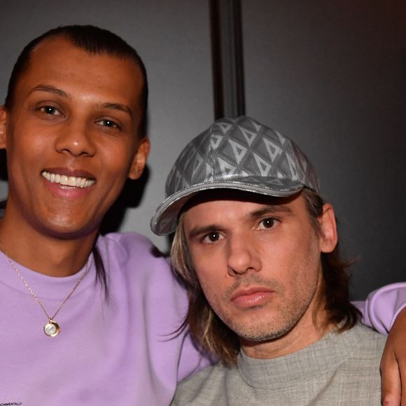 Stromae et Orelsan en backstage de la 38ème cérémonie des Victoires de la musique à la Seine musicale de Boulogne-Billancourt, France, le 10 février 2023. © Moreau-Veren/Bestimage