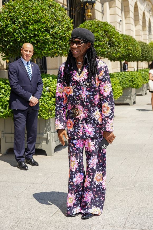 Nile Rodgers à l'hôtel Ritz à Paris en marge des défilés de mode Haute Couture automne/hiver 2024/2025 le 25 juin 2024.