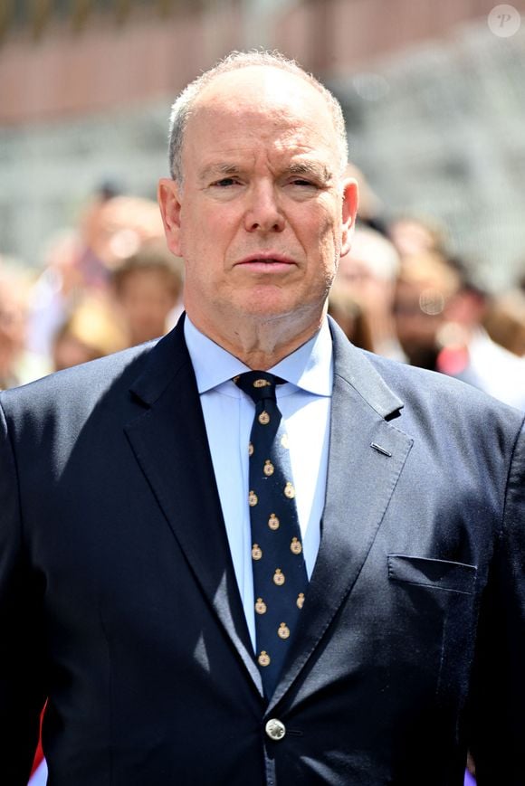 Le prince Albert II de Monaco durant le Monaco E-Prix 2026, Round 10, le 17 mai 2026.  © Bruno Bebert / Bestimage