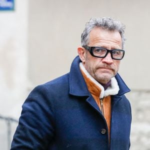 Fabien Galthié à la sortie des obsèques de Jean-Luc Petitrenaud en l'église Saint-Pierre-du-Gros-Caillou à Paris, France, le 17 janvier 2025. © Christophe Clovis/Bestimage