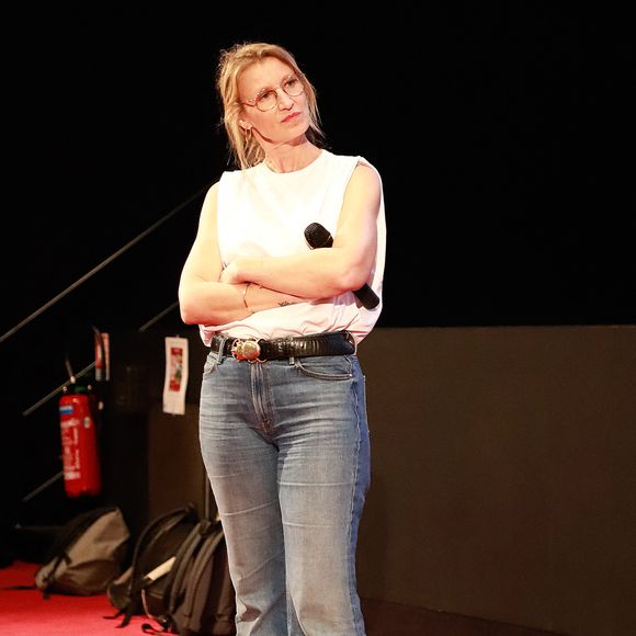 Alexandra Lamy lors de la première du film "Compostelle" au cinéma Le Grand Palace aux Sables-d'Olonne le 19 mars 2026.

© Noël Carrier / Bestimage