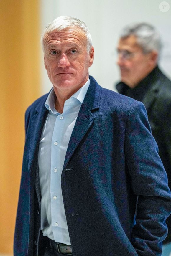 Didier Deschamps - Arrivées au tribunal correctionnel de Paris en marge du procès en diffamation entre Didier Deschamps et Daniel Riolo. Le procès en diffamation opposant Didier Deschamps à Daniel Riolo s’est ouvert le 20 novembre 2025 devant la XVIIe chambre du tribunal correctionnel de Paris

© Pierre Perusseau/Bestimage