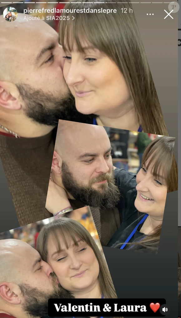 Valentin de "L'amour est dans le pré" et sa nouvelle compagne Laura