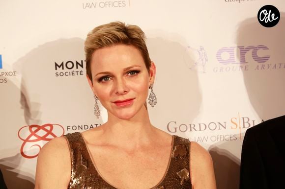 La  princesse Charlène de Monaco - Photocall de la soirée de gala de L'AMREF Flying Doctors  à Monaco le 24 février 2017
© Claudia Albuquerque / Bestimage