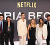 “Je me retrouve au milieu de l’anniversaire de Cruz, le fils de David Beckham. Il y avait un gâteau avec le logo du PSG et ils jouaient à FIFA sur l’écran du Royal Monceau”

Les célébrités arrivent à la première mondiale de 'Victoria Beckham' de Netflix au Curzon Mayfair, Londres. En vedette : Cruz Beckham, Jackie Apostel, Romeo Beckham, Harper Beckham, Victoria Beckham, David Beckham