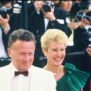 Philippe Bouvard et sa femme Colette lors du festival de Cannes en 1986.

ANGELI-RINDOFF / BESTIMAGE