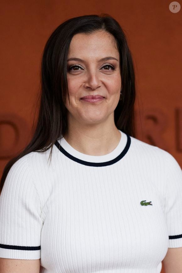 Camille Lellouche - Les célébrités au village lors des Internationaux de France de tennis de Roland Garros 2024 à Paris. Le 5 juin 2024. © Jacovides-Moreau/Bestimage